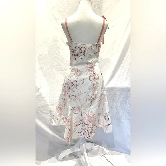 True Vintage Floral Women's Garden Dress Cotton Medium Stretch Y2K Whimsy Preppy - Picture 5 of 12